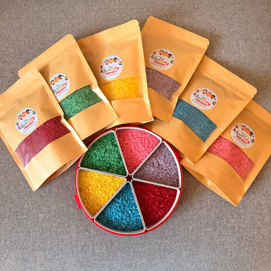 Sensory Coloured Rice